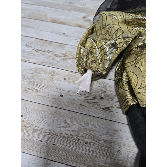 16" Gold Black Jean Marie With tags Charles A Berry Silvestri Broken Left Thumb - Picture 4 of 10